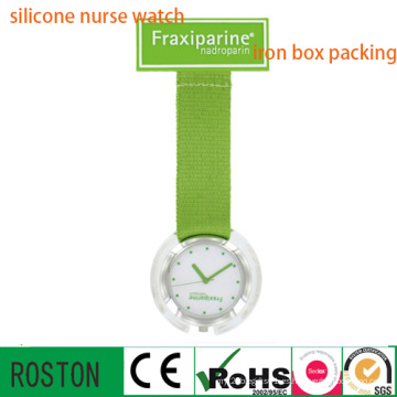 Nylon Handing Nurse Clock con prenda impermeable